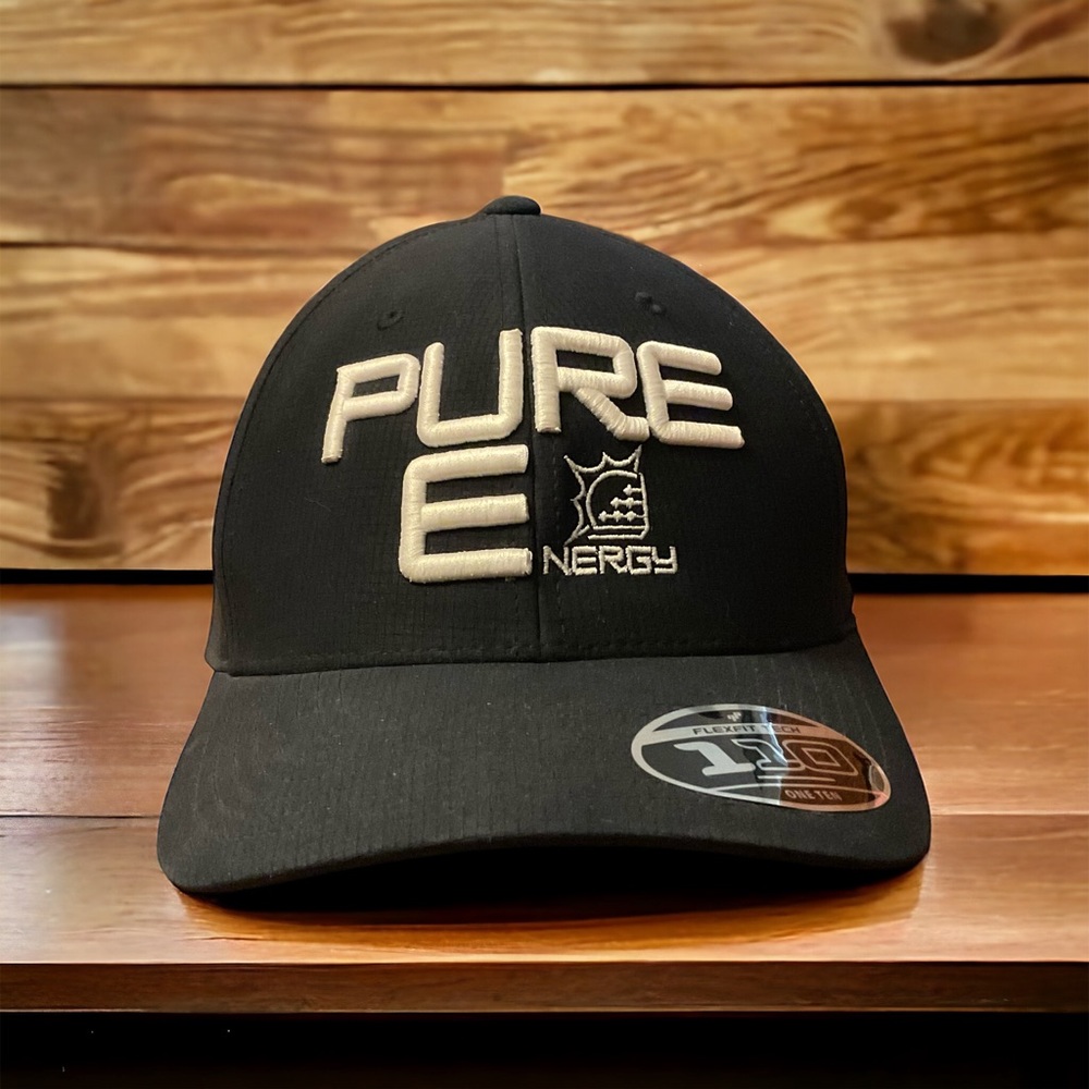 Pure Energy Embroidered Flexfit Tech 110 Adjustable Strap Cap!